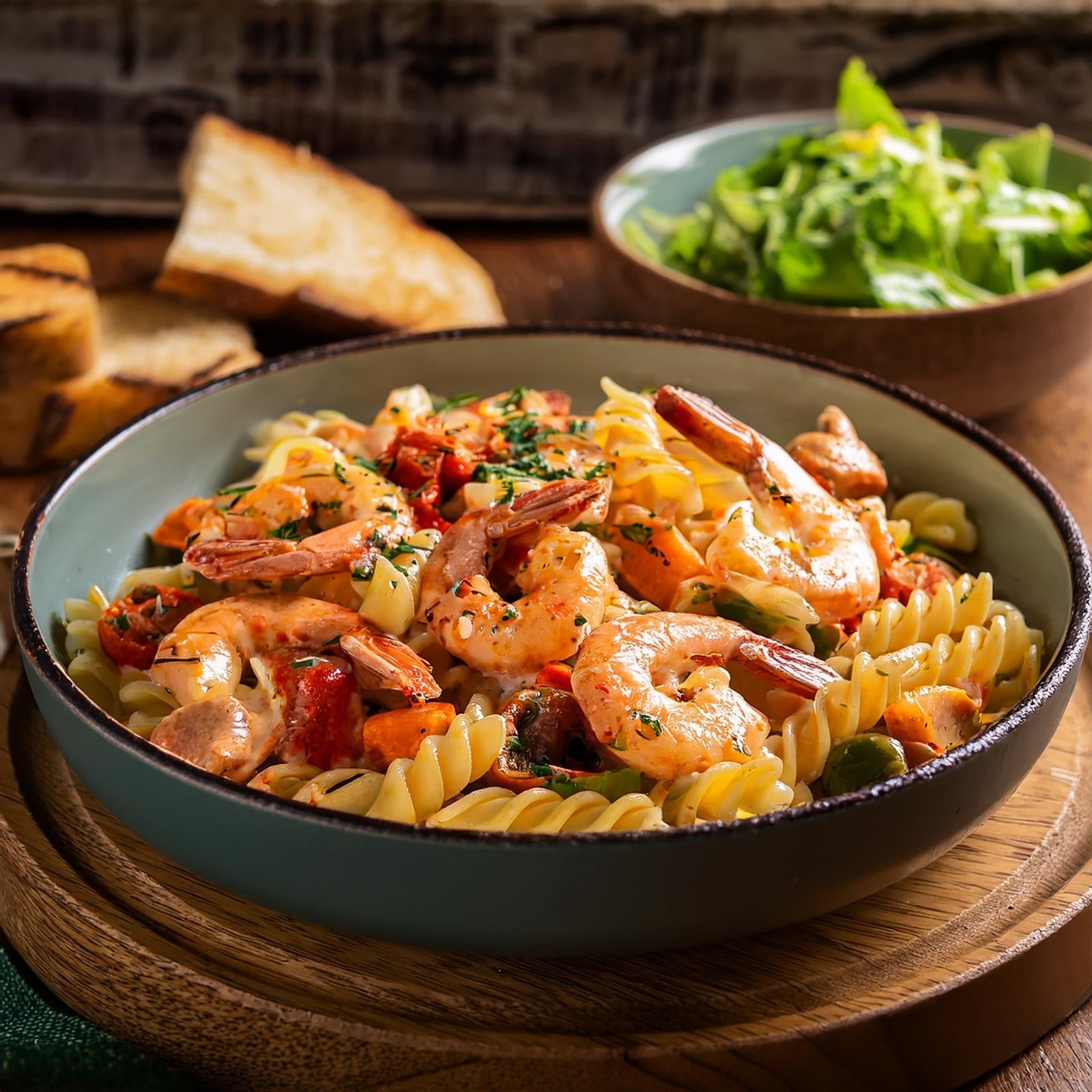 Spicy Shrimp & Andouille Rigatoni